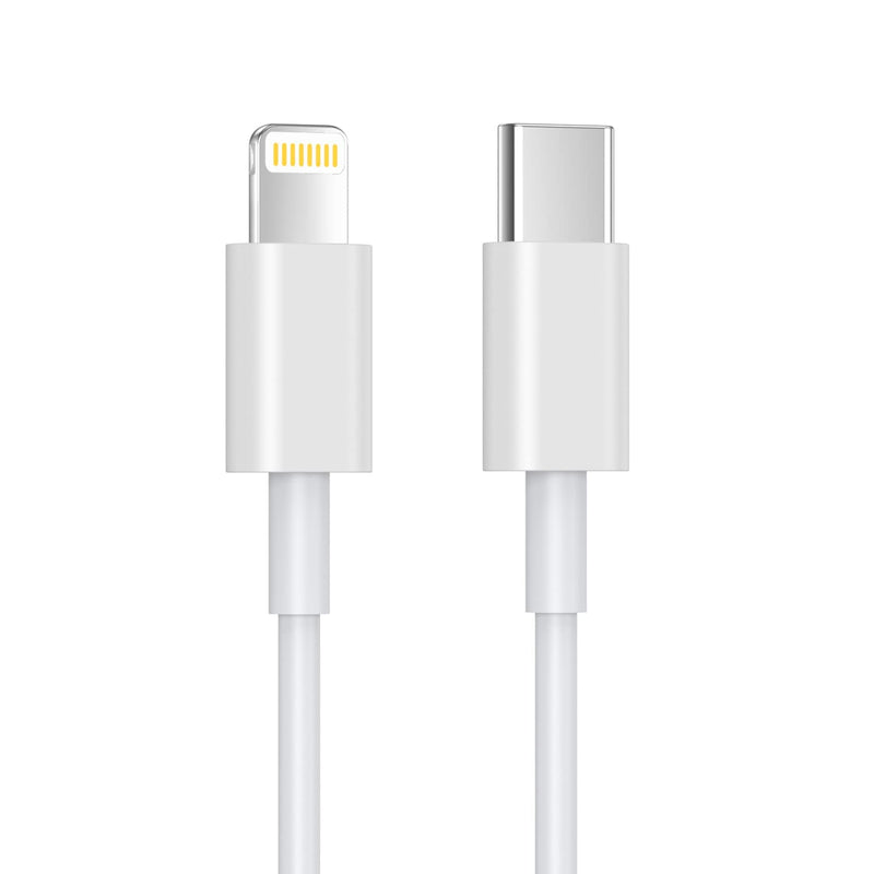 Cybist Basics Range - USB-C To Lightning Fast Charging Cable - 1 Metre Compatible With Apple iPad, iPhone 13/13pro/13 Pro Max/13 Mini, 12, 12 Mini, 12 Pro Max, 11, XS, X, XR And More