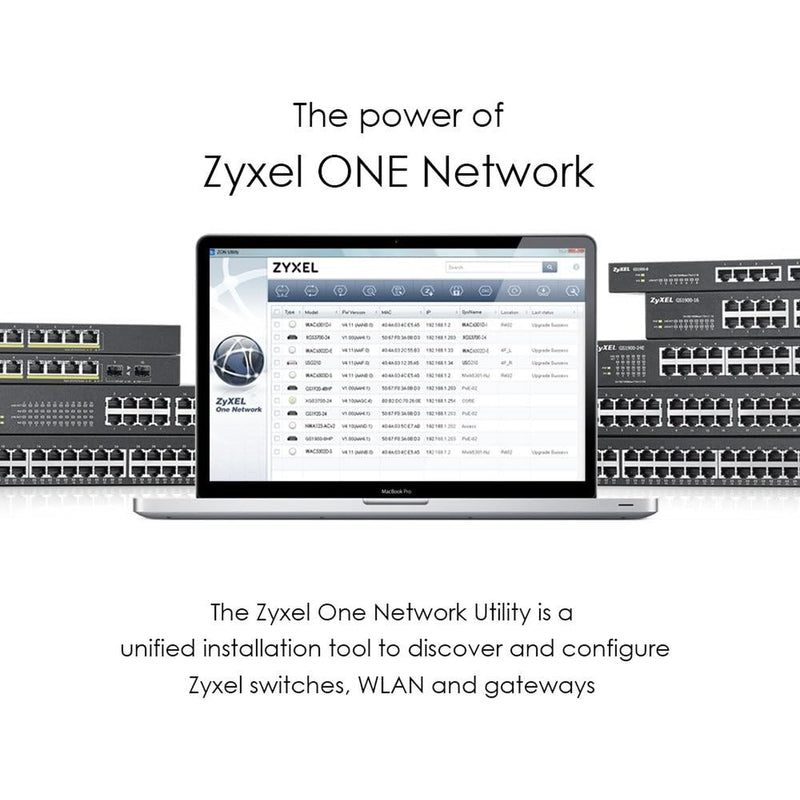 ZyXEL GS1900-48HP 48 Port x 1Gb PoE Smart Managed Network Switch (New - Open Box)