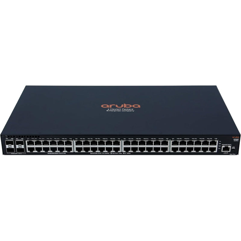 HP Aruba 2930F-48G (JL254A), 48 x GbE PoE, 4x SFP 10G Ports (Refurbished)