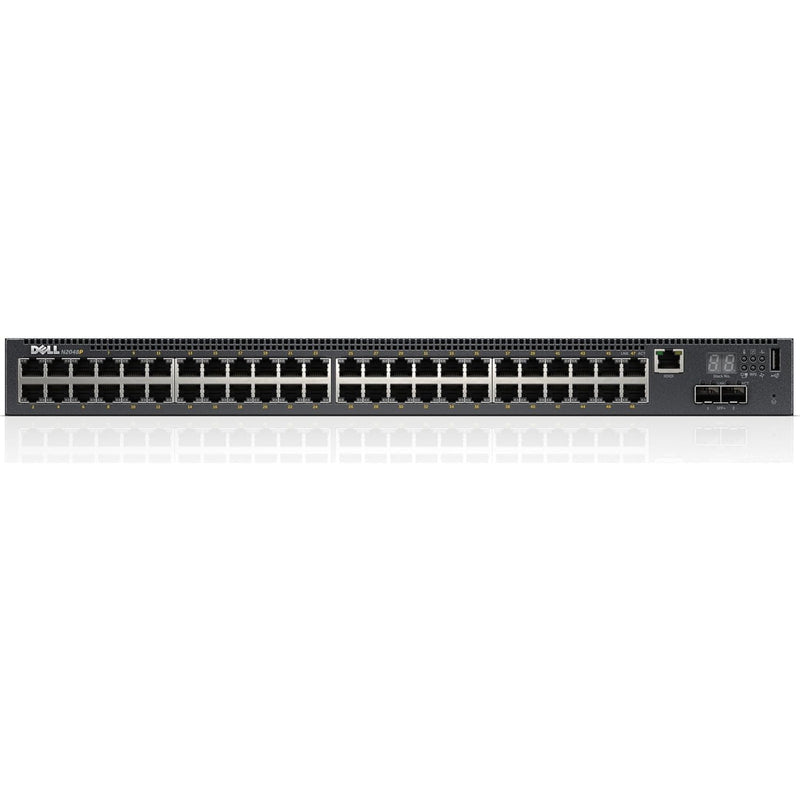 Dell Networking N2048P 48x 1GbE & 2x 10GbE SFP PoE Switch (Refurbished - Excellent)