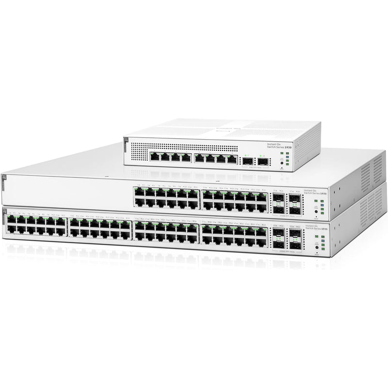 HPE Networking Instant On Switch Series 1930 24-Port GbE Switch with PoE (Refurbished)