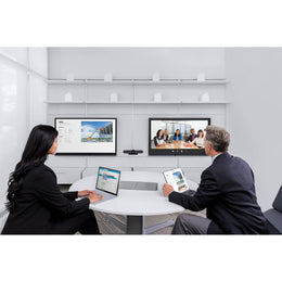 Logitech Room Solutions for Google Meet - MeetUp with Integrated Wall Mount/Stand, Tap + CAT5e Kit, & Compute Unit (Refurbished)