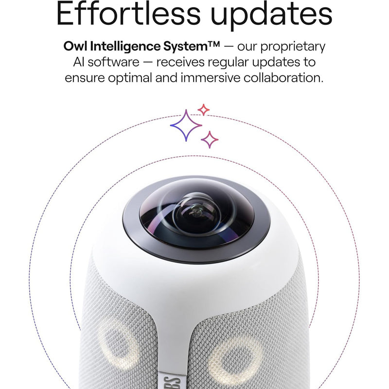 Owl Labs Meeting Owl 3 360° 1080p Video Conferencing Camera (Refurbished - Excellent)