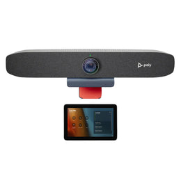 Poly Studio P15 4K Video Conferencing Camea with GC8 Touch Controller – 4K UHD Video Bar, Speaker, Triple microphone array, 8” Touchscreen, NoiseBlock AI, Acoustic Fence, Auto Framing (Refurbished)