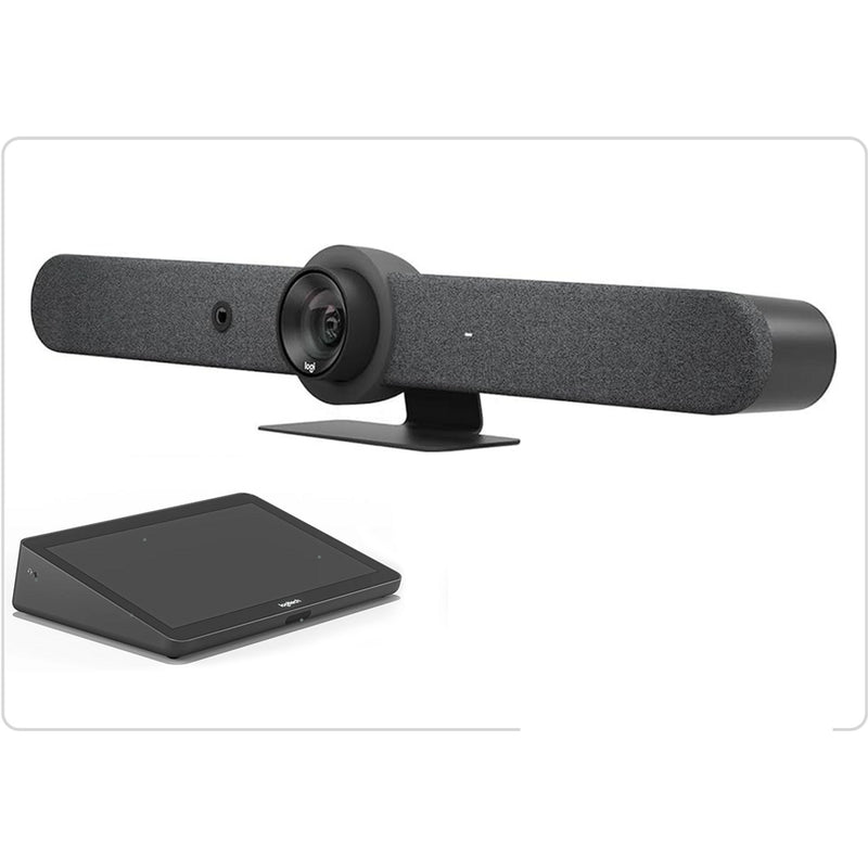 Logitech Rally Bar All-in-One Conference Camera with TAP Touch Controller + CAT5e Kit (Refurbished - Fair)