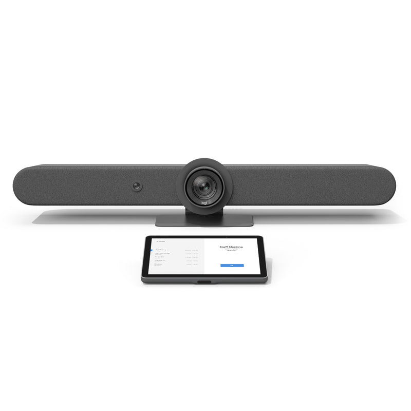 Logitech Rally Bar All-in-One Conference Camera with TAP Touch Controller + CAT5e Kit (Refurbished - Fair)