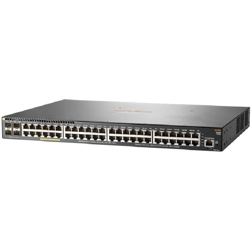 HP Aruba 2930F-48G (JL256A), 48 x GbE PoE, 4x SFP 10G Ports (Refurbished)