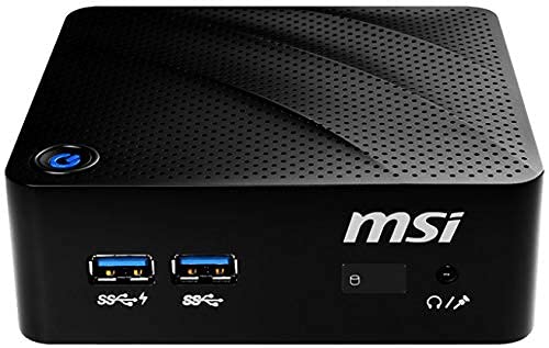 MSI Cubi N 8GL-067MYS Mini PC - Intel Pentium N5000 (4 Core, 2.70GHz), 8GB DDR4, 256GB SSD, Intel UHD Graphics 600, WiFi 11ac & BT 4.2, Windows 10 Home - 9S6-B17111-067 (Renewed)