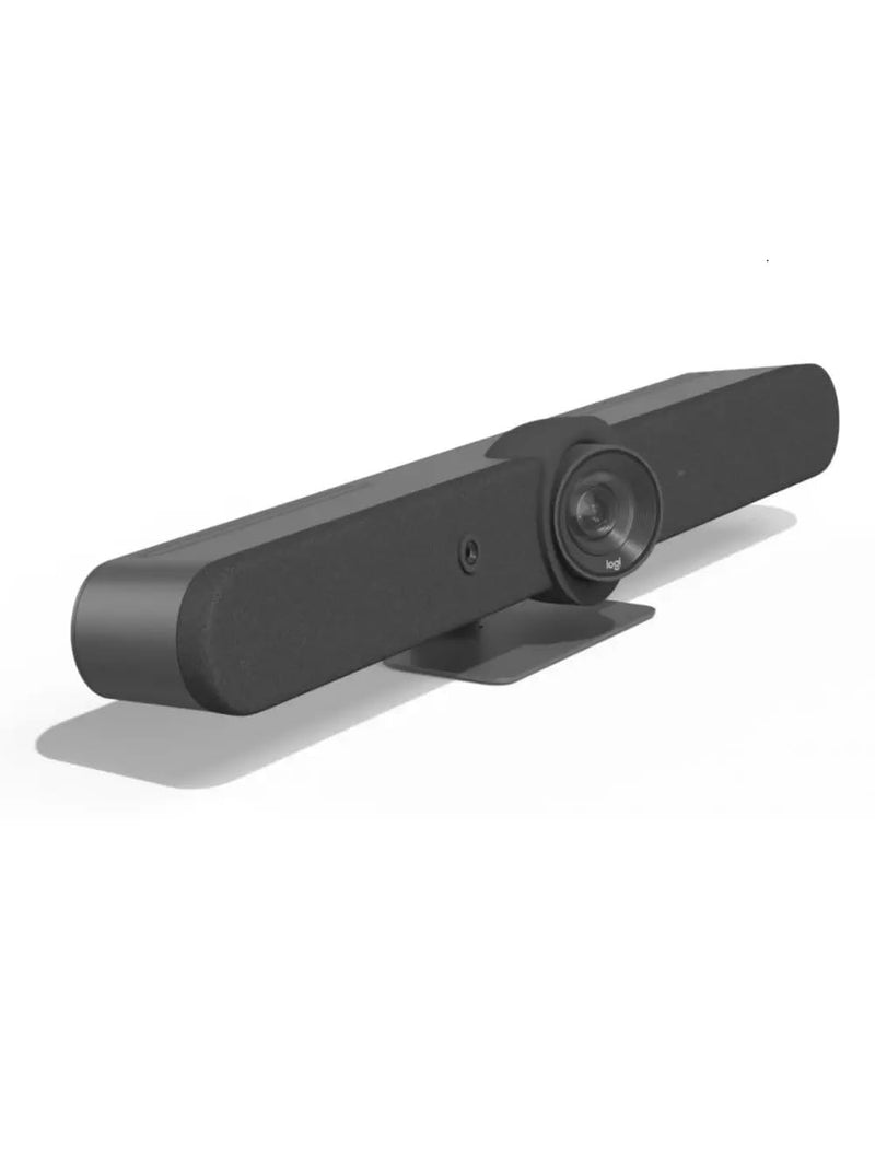 Logitech Rally Bar All-in-One Conference Camera with TAP IP Touch Controller Kit - 4K UHD PTZ Camera, 15x Zoom, Stereo Speakers, 6 Microphones, 10.1 Display, Oleophobic, Motion Sensor (Renewed)