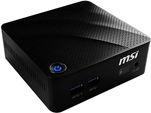 MSI Cubi N 8GL-067MYS Mini PC - Intel Pentium N5000 (4 Core, 2.70GHz), 8GB DDR4, 256GB SSD, Intel UHD Graphics 600, WiFi 11ac & BT 4.2, Windows 10 Home - 9S6-B17111-067 (Renewed)