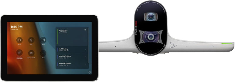 POLY Studio E70 4K Smart Camera & GC8 Touch Controller Video Conferencing Kit, 2x 20MP Cameras, 7.3x Zoom, Speaker Framing, Lens, USB-C. RJ-45, Teams & Zoom Certified (Renewed)