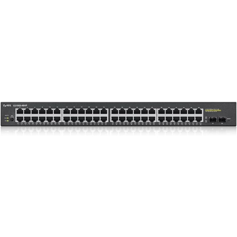ZyXEL GS1900-48HP 48 Port x 1Gb PoE Smart Managed Network Switch (New - Open Box)