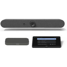 Logitech Room Solutions for Google Meet - Logitech Rally Bar Mini with Tap + CAT5e Kit, Wall Mount & Google Meet Compute Unit (Refurbished)