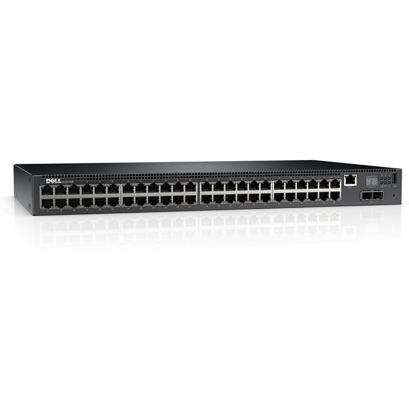 Dell Networking N2048P 48x 1GbE & 2x 10GbE SFP PoE Switch (Refurbished - Excellent)