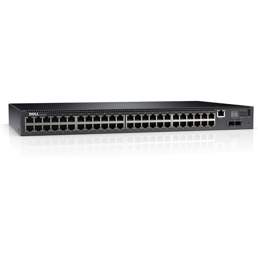 Dell Networking N2048P 48x 1GbE & 2x 10GbE SFP PoE Switch (Refurbished - Excellent)