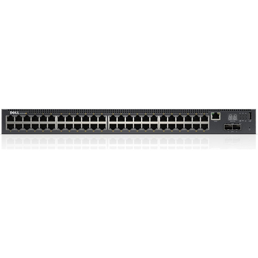 Dell Networking N2048P 48x 1GbE & 2x 10GbE SFP PoE Switch (Refurbished - Excellent)