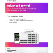 HPE Networking Instant On Switch Series 1930 24-Port GbE Switch with PoE (Refurbished)