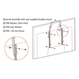 Poly Studio E70 VESA Mounting Kit – Compatible E70 Conference Camera – (875K7AA / 2215-87372-001) (Refurbished - Excellent)