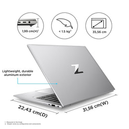 HP ZBook Firefly 14 G9 14" QHD+ 120Hz Laptop - i7-1255U, 32GB (Refurbished)
