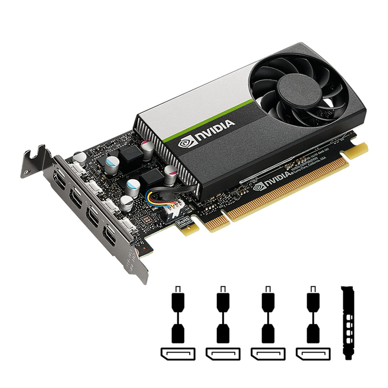 NVIDIA Quadro T1000 4GB GDDR6 Graphics Card (Refurbished - Excellent)