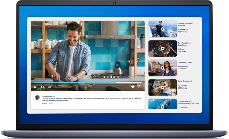 Dell 16 Laptop, Intel Core 7 150U, 16GB DDR5 RAM, 512GB PCIe SSD, 16-inch WUXGA 1920x1200 Display, Intel Integrated Graphics, Windows 11 Pro, Platinum (Renewed)