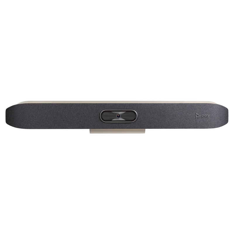 Poly Studio X50 4K UHD All in One Video Conferencing Camera with Display Mount – 5x Zoom, 120º FOV, Dual Speakers, 5 Microphones, WIFI, Bluetooth, DirectorAI, Noise-Blocking, Auto Tracking (Refurbished - Excellent)