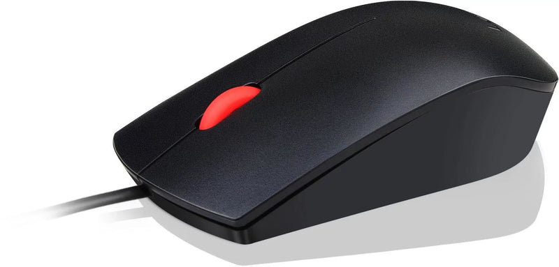 Lenovo Traditional Wired USB UK QWERTY Keyboard & Mouse Combo Black