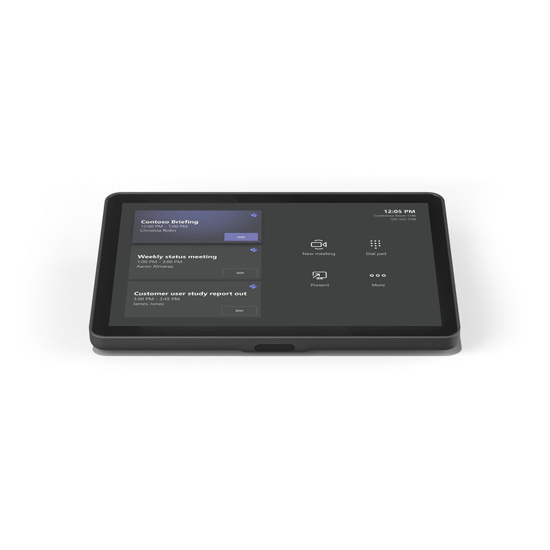 Logitech Tap 10.1" Meeting Room Touch Controller & Cat5e Kit, Graphite (Refurbished - Excellent)