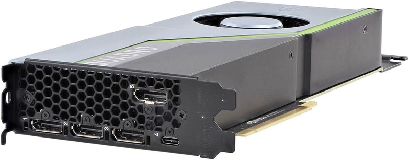 Nvidia Quadro RTX 5000 16GB GDDR6 3x DP 1x USB C, PCIe Express Professional Graphic Card. CARD ONLY, NO RETAIL BOX (NEW) (Renewed)